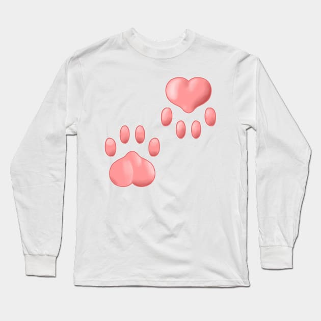 Love Prints Long Sleeve T-Shirt by Adastumae